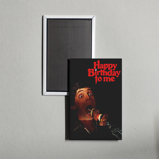 Happy Birthday to Me Mini Movie Fridge Magnet