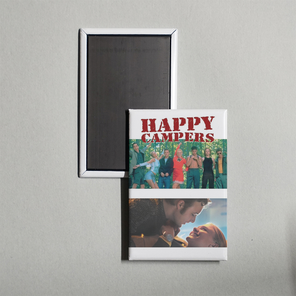 Happy Campers Mini Movie Fridge Magnet
