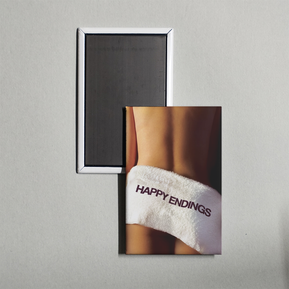 Happy Endings Mini Movie Fridge Magnet