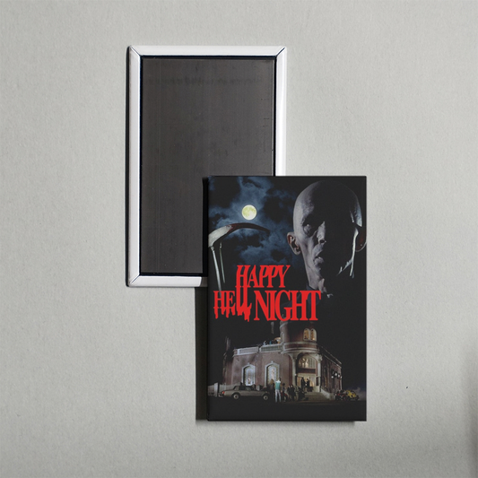 Happy Hell Night Mini Movie Fridge Magnet