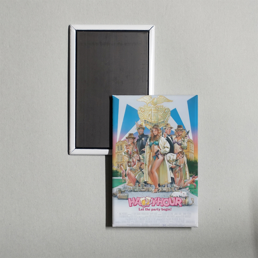 Happy Hour Mini Movie Fridge Magnet