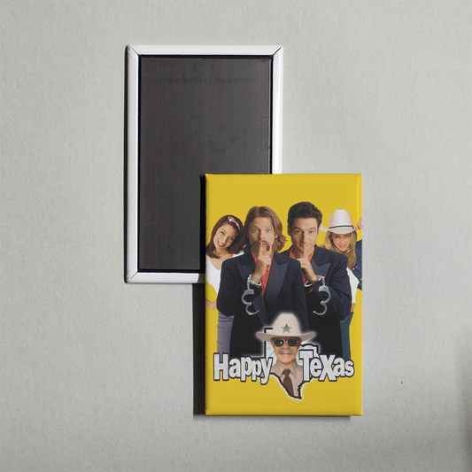 Happy, Texas Mini Movie Fridge Magnet