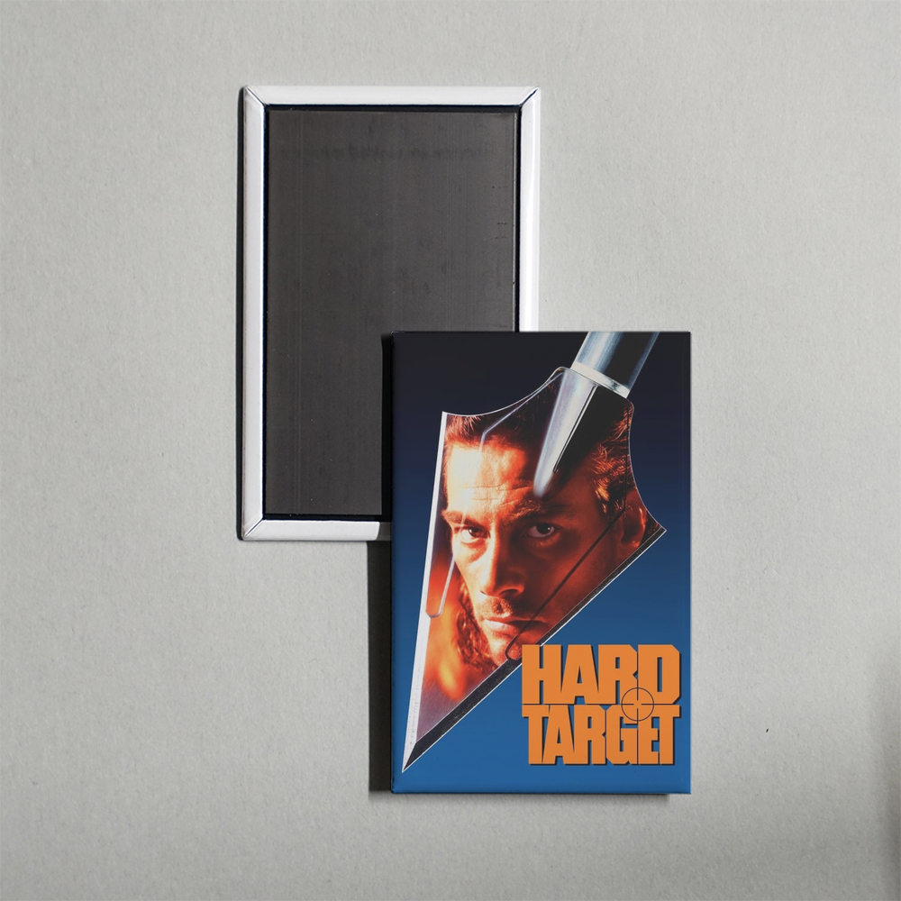 Hard Target Mini Movie Fridge Magnet