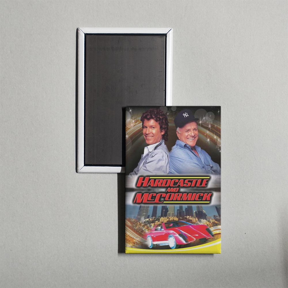 Hardcastle and McCormick TV Show Fridge Magnet