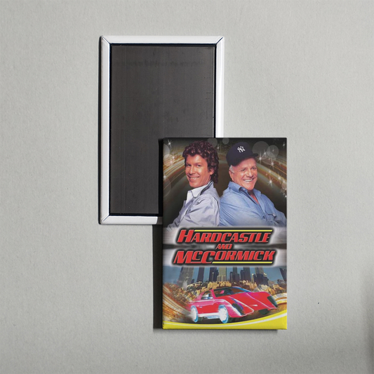 Hardcastle and McCormick TV Show Fridge Magnet
