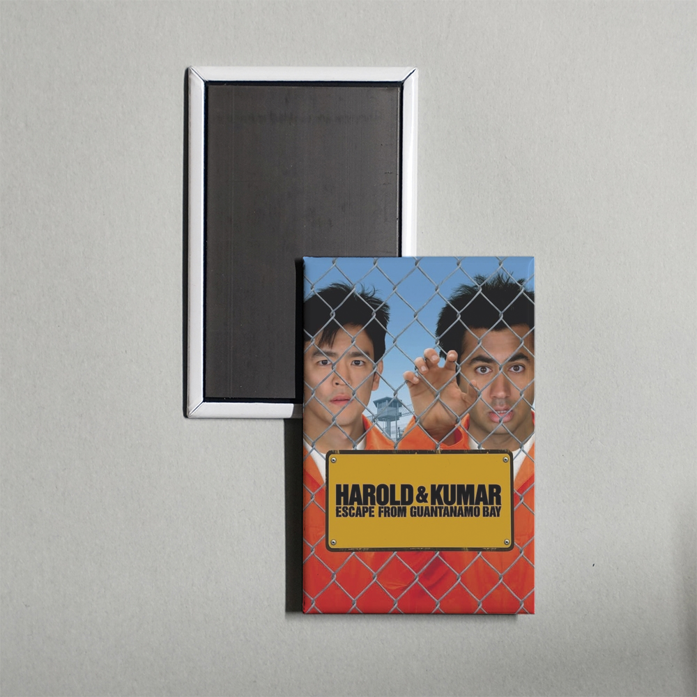Harold & Kumar Escape from Guantanamo Bay Mini Movie Fridge Magnet