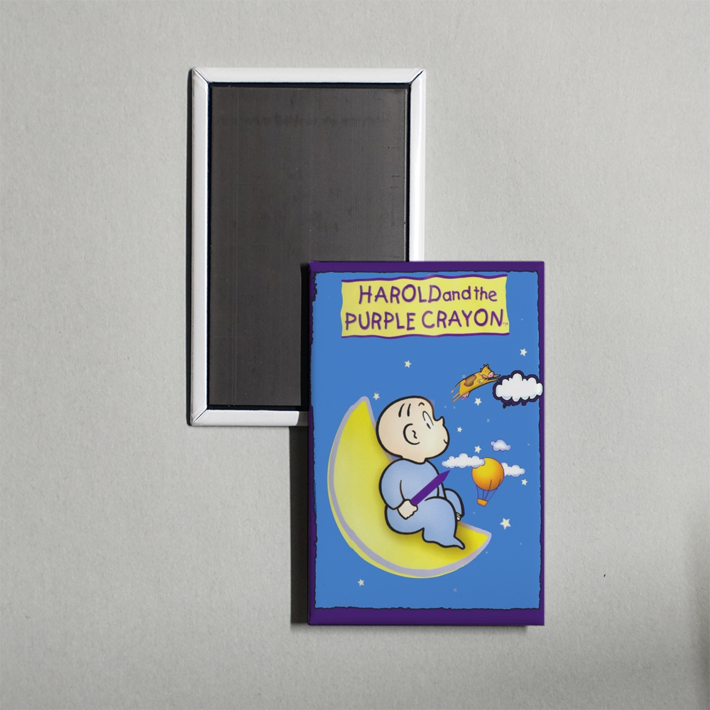 Harold and the Purple Crayon TV Show Fridge Magnet