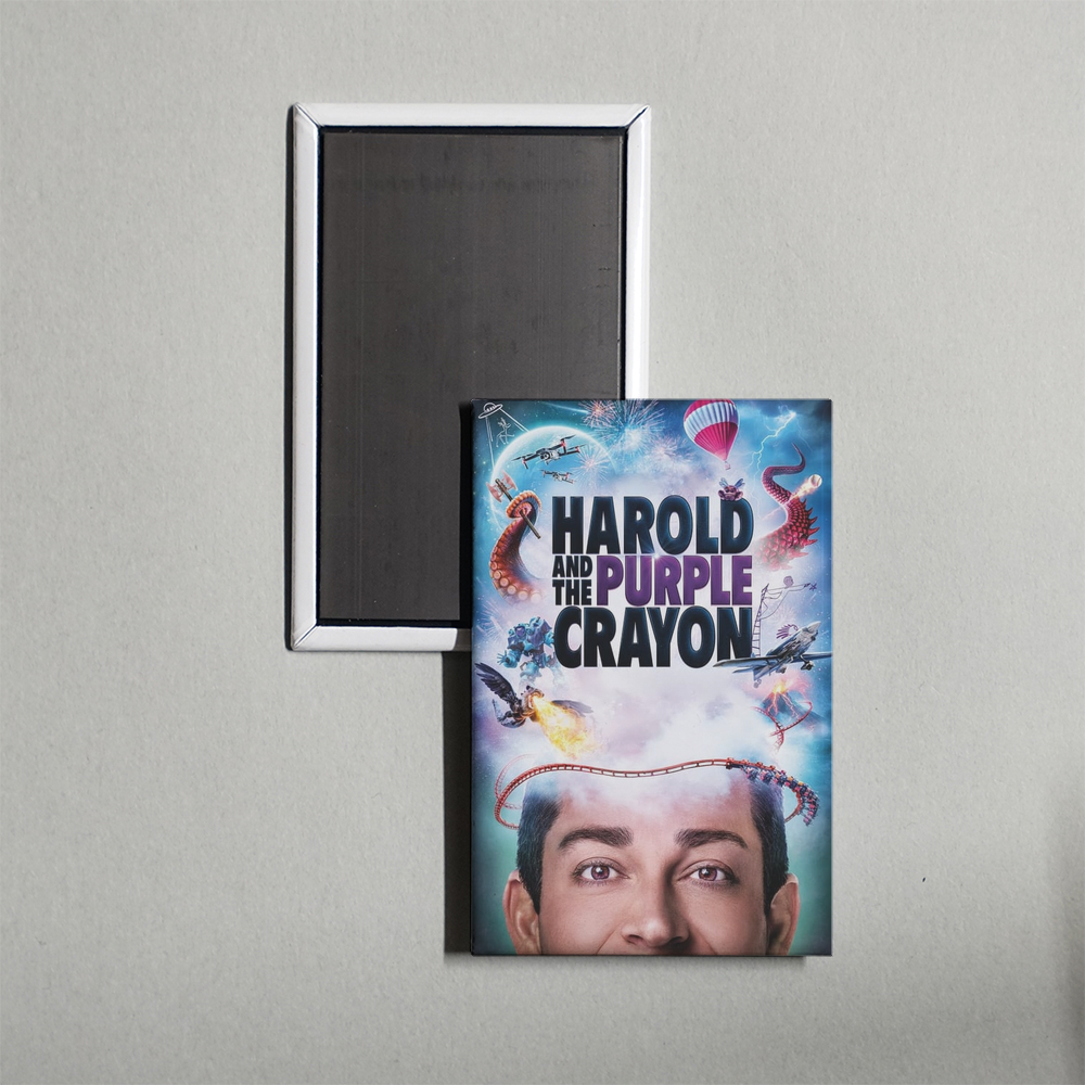 Harold and the Purple Crayon Mini Movie Fridge Magnet