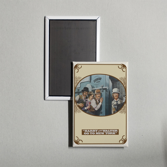 Harry and Walter Go to New York Mini Movie Fridge Magnet