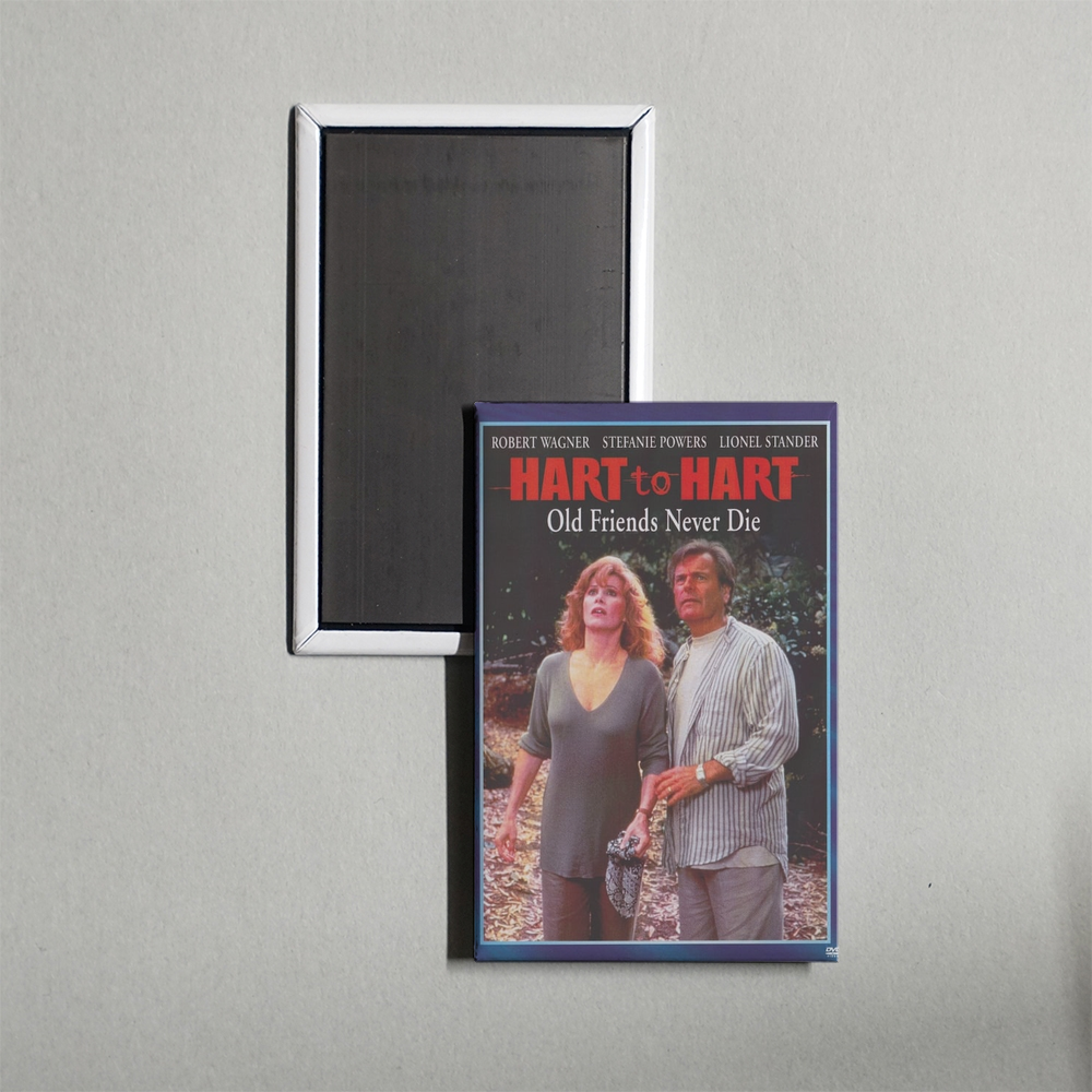 Hart to Hart Old Friends Never Die Mini Movie Fridge Magnet