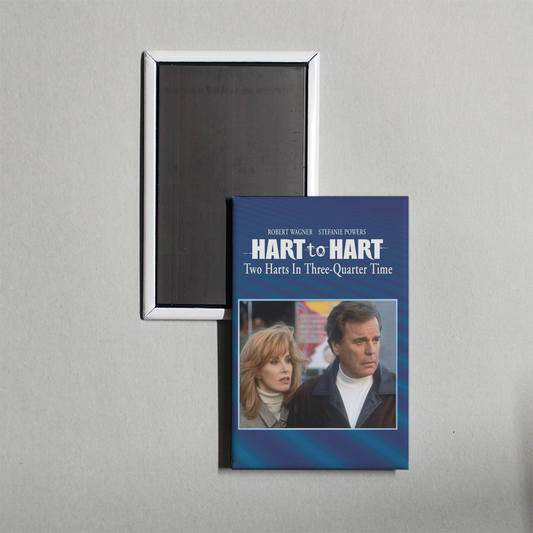 Hart to Hart Two Harts in 34 Time Mini Movie Fridge Magnet