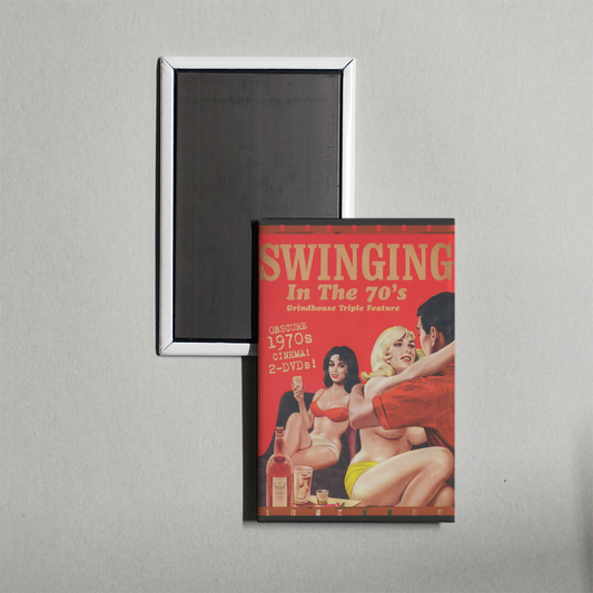 Harvey Swings Mini Movie Fridge Magnet