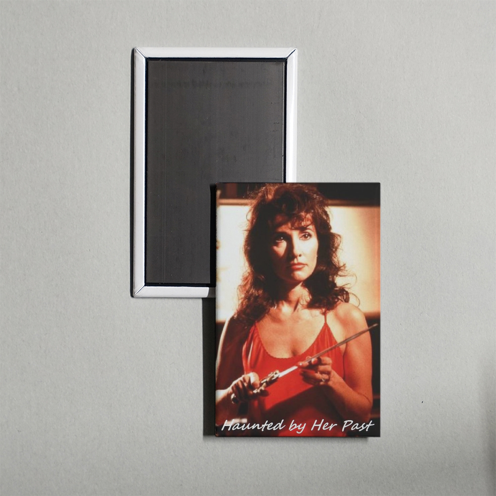 Haunted by Her Past Mini Movie Fridge Magnet