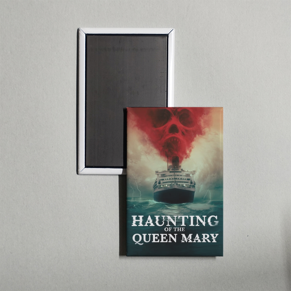 Haunting of the Queen Mary Mini Movie Fridge Magnet