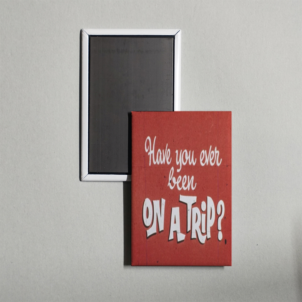 Have You Ever Been on a Trip Mini Movie Fridge Magnet