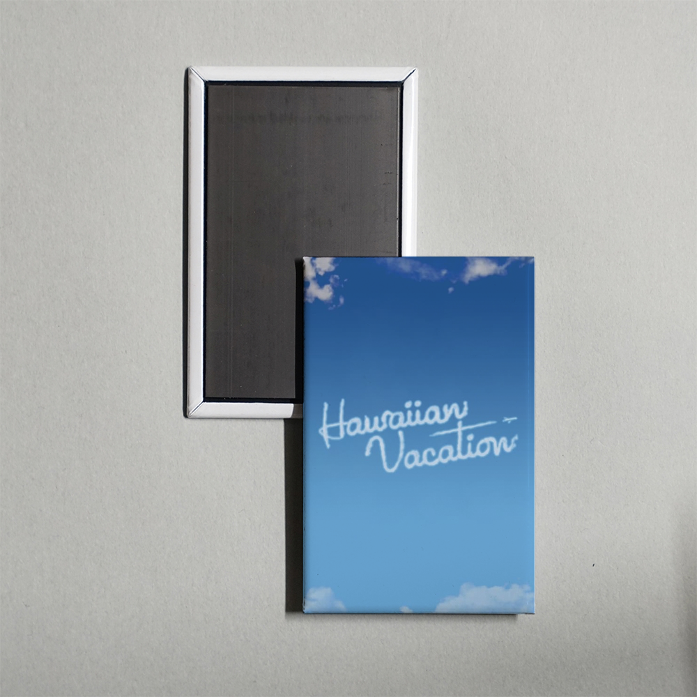 Hawaiian Vacation Mini Movie Fridge Magnet