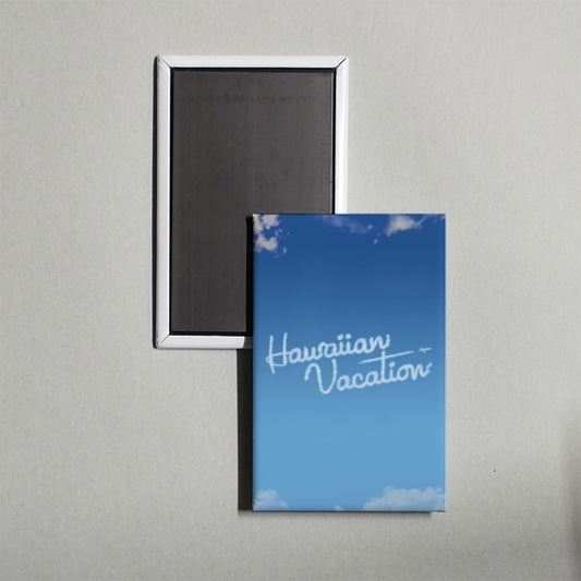 Hawaiian Vacation Mini Movie Fridge Magnet