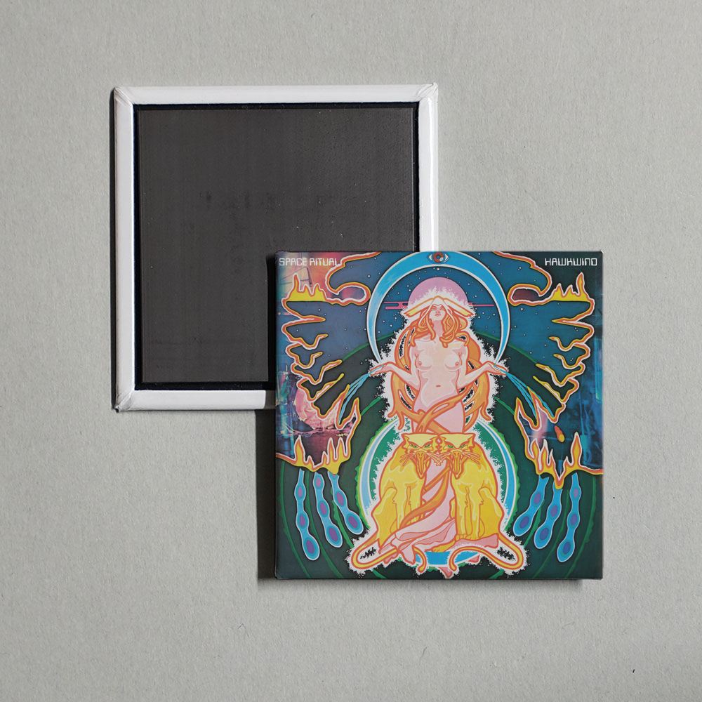Hawkwind - Space Ritual (Live, 2007 Remaster) Album Cover Fridge Magnet