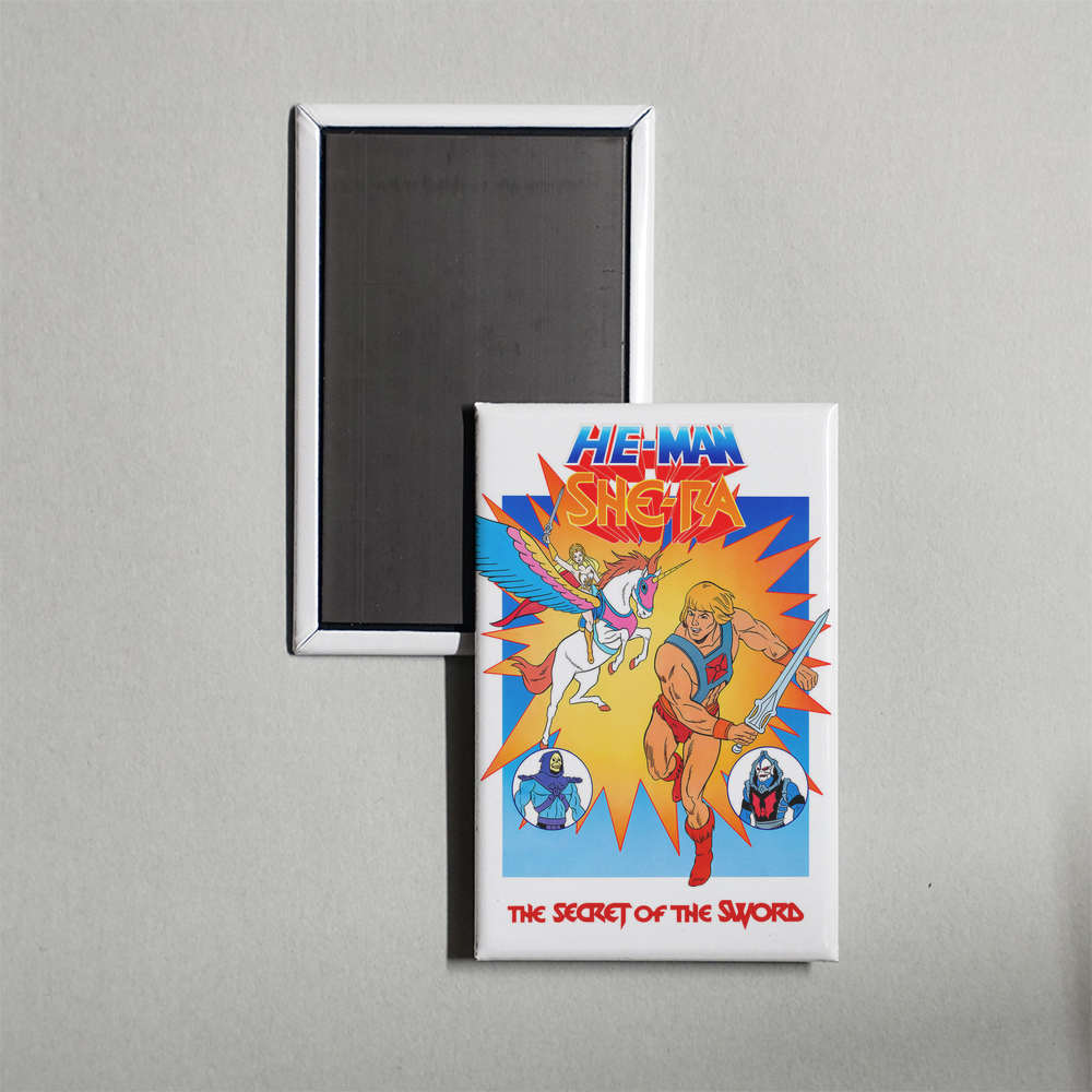 Hean and She-Ra The Secret of the Sword Mini Movie Fridge Magnet