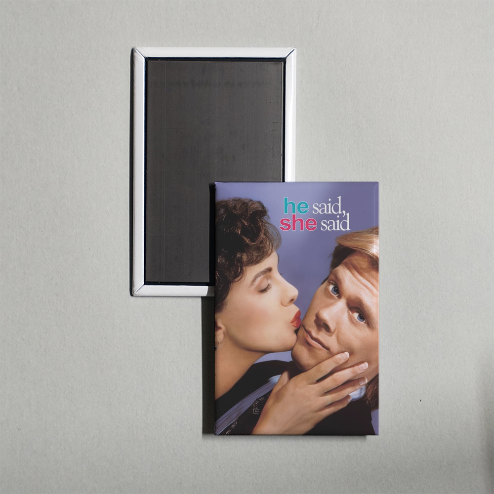 He Said, She Said Mini Movie Fridge Magnet