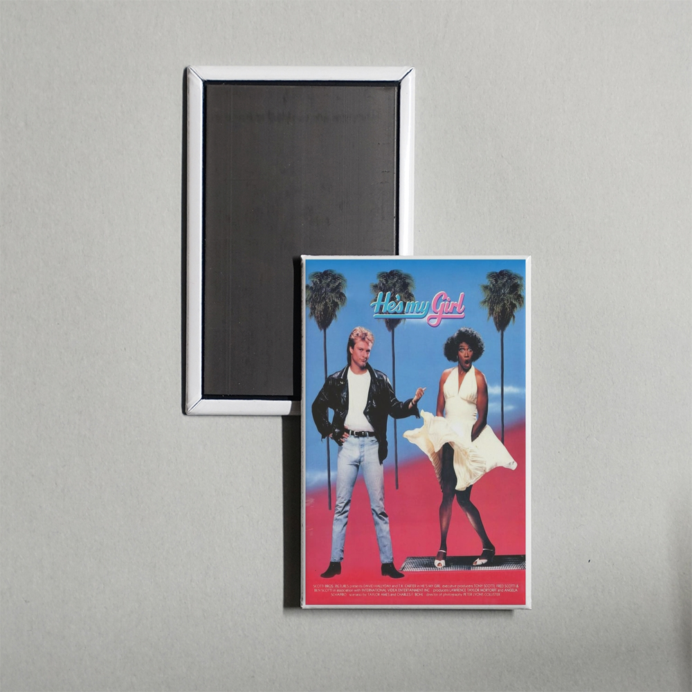 He's My Girl Mini Movie Fridge Magnet