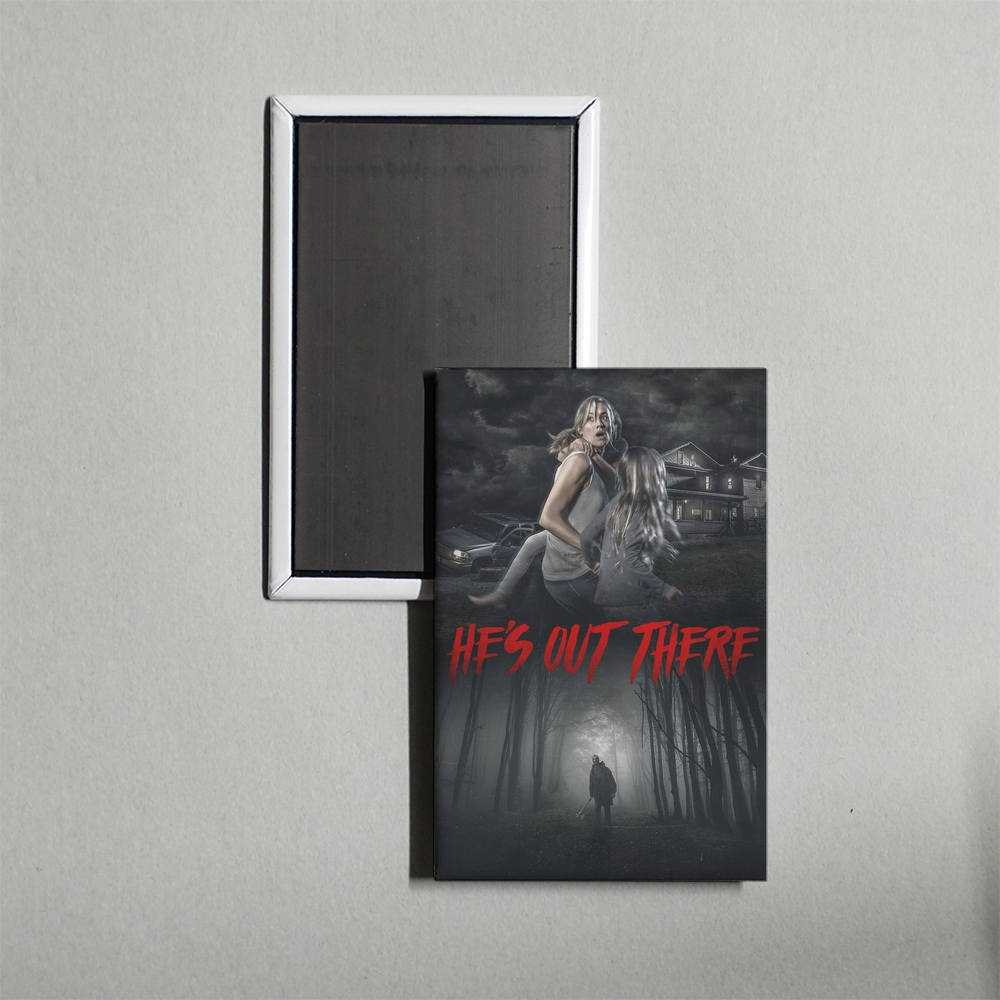 He's Out There Mini Movie Fridge Magnet