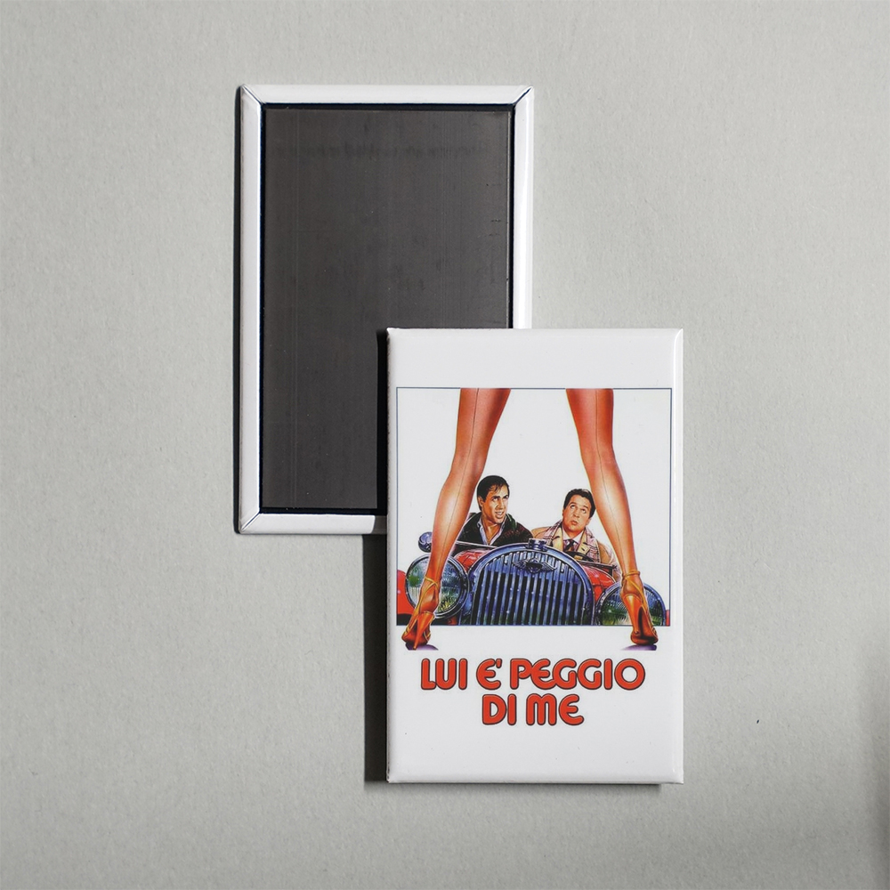 He's Worse than Me Mini Movie Fridge Magnet