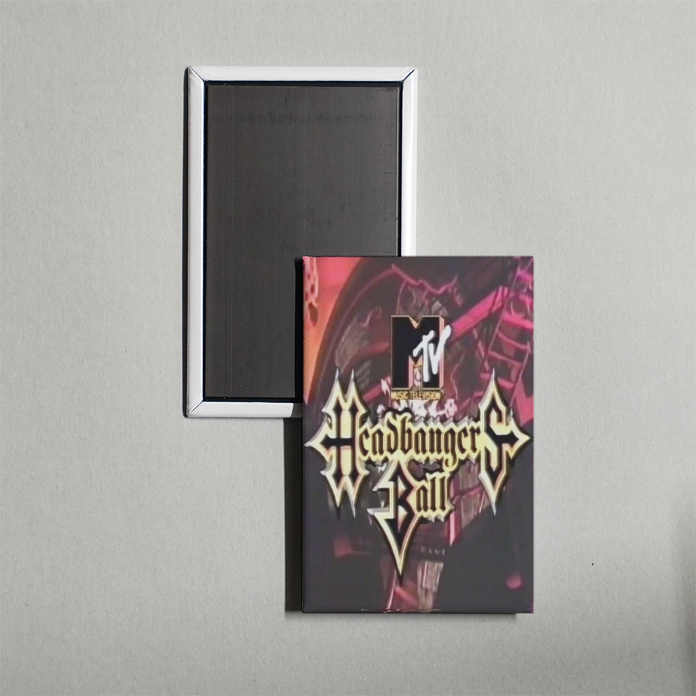 Headbangers Ball TV Show Fridge Magnet