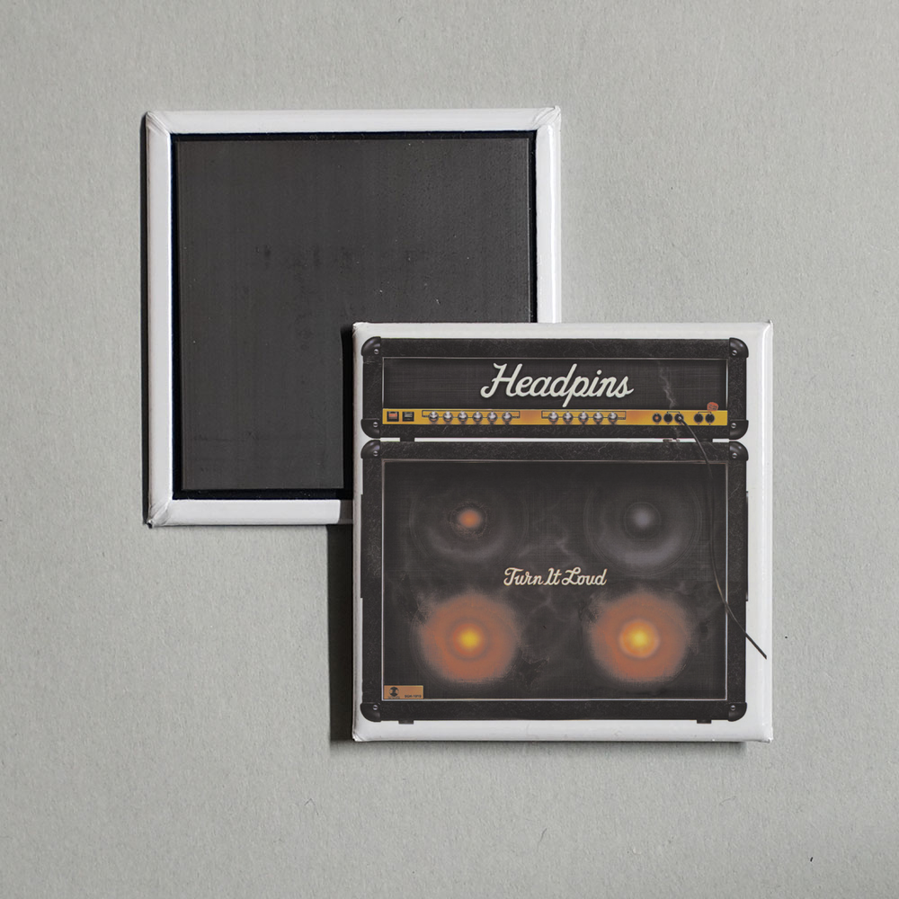 Headpins - Turn It Loud Album Cover Fridge Magnet