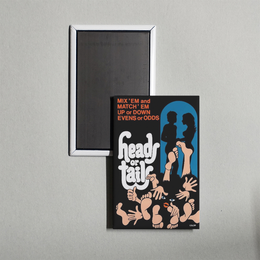 Heads or Tails Mini Movie Fridge Magnet