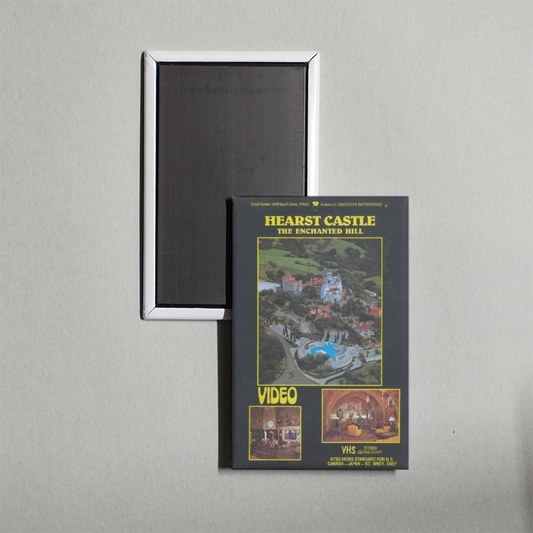 Hearst Castle The Enchanted Hill Mini Movie Fridge Magnet