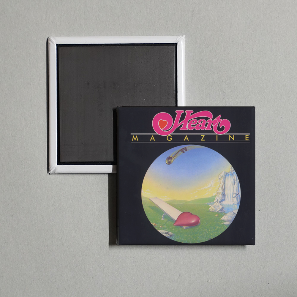 Heart - Magazine Album Cover Fridge Magnet