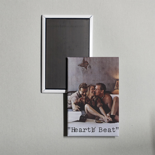 Heart Beat Mini Movie Fridge Magnet