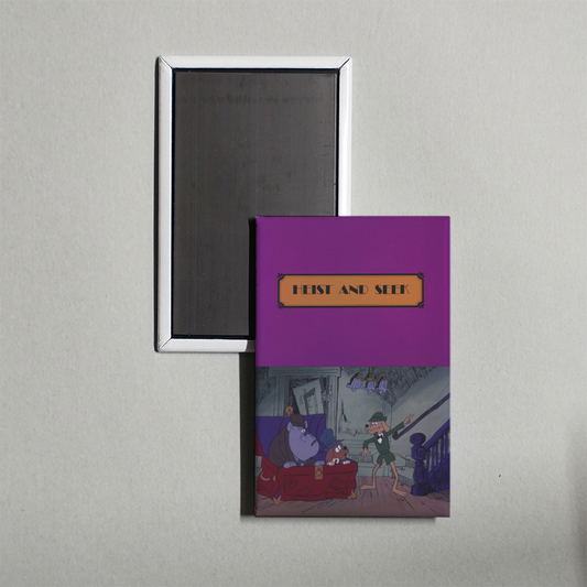 Heist and Seek Mini Movie Fridge Magnet