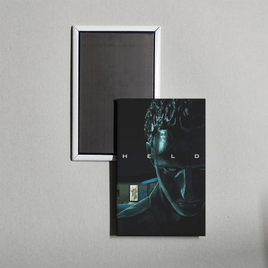Held Mini Movie Fridge Magnet