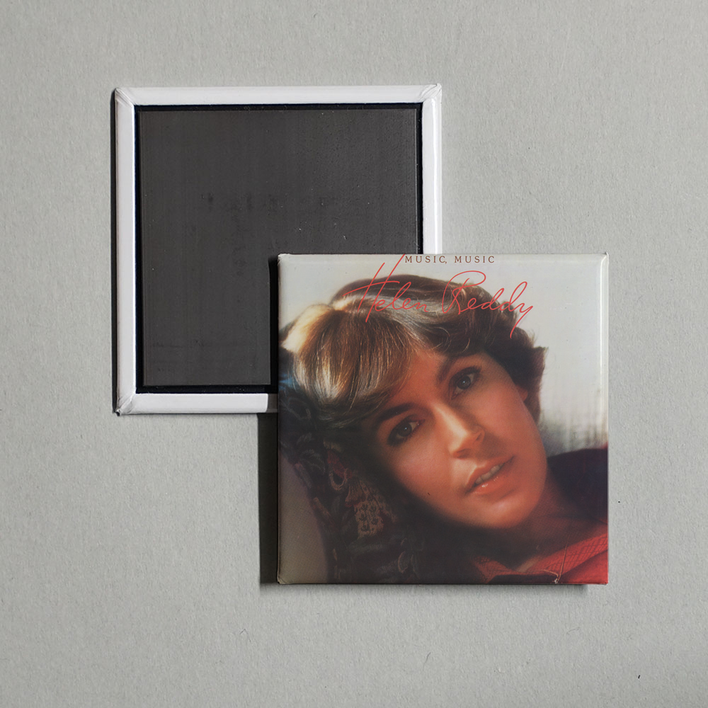 Helen Reddy - Music, Music Album Cover Fridge Magnet