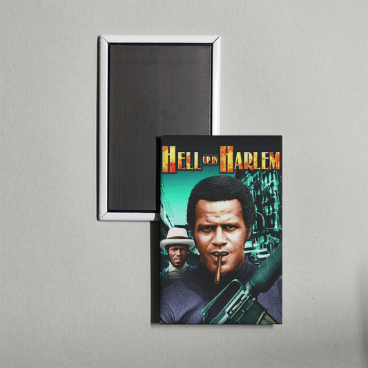 Hell Up In Harlem Mini Movie Fridge Magnet