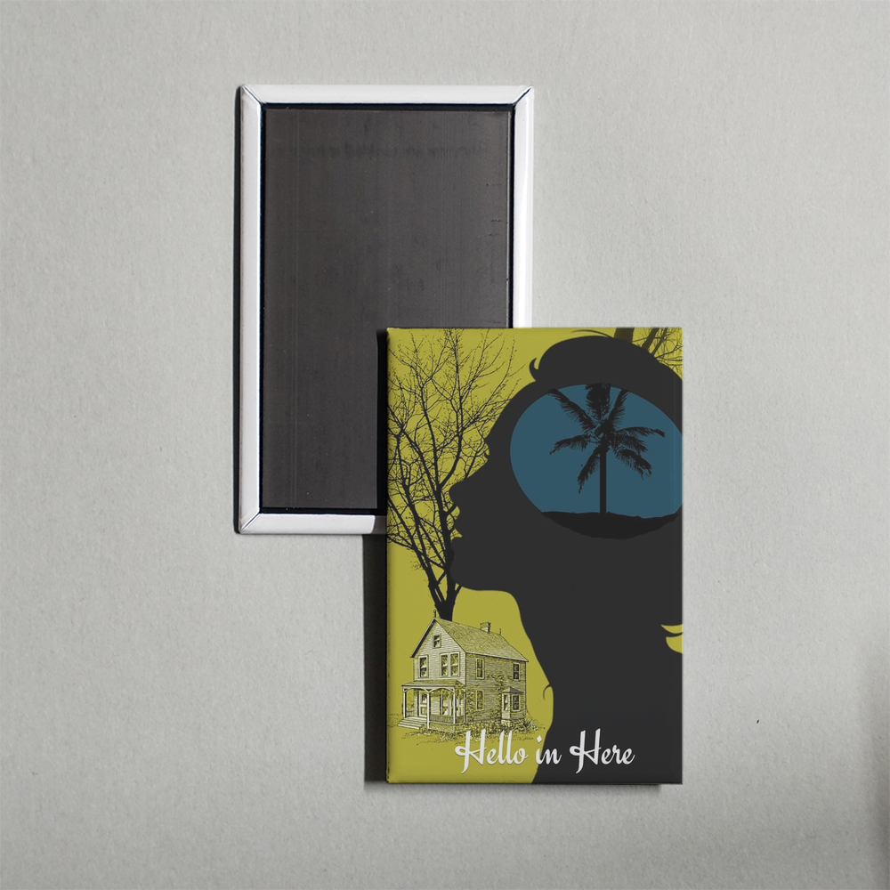Hello in Here Mini Movie Fridge Magnet