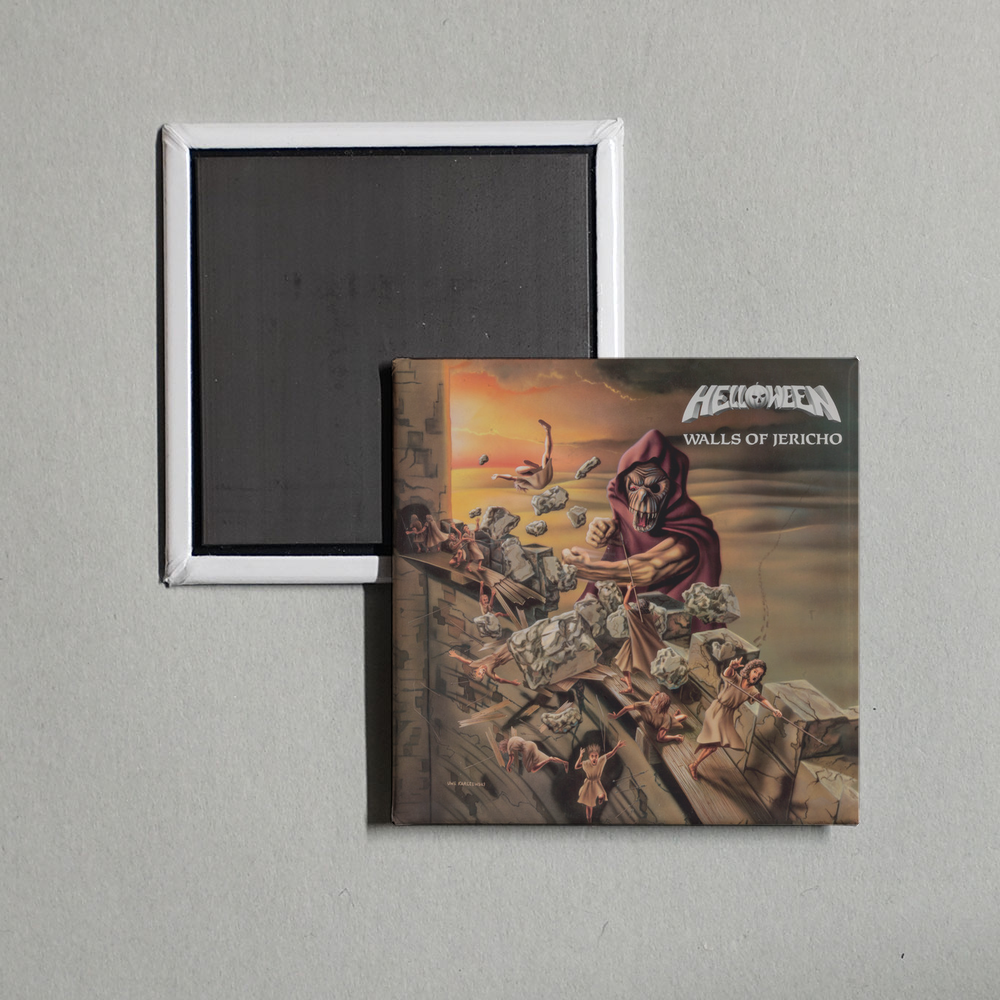 Helloween - Walls of Jericho (2024 Remaster) Album Cover Fridge Magnet