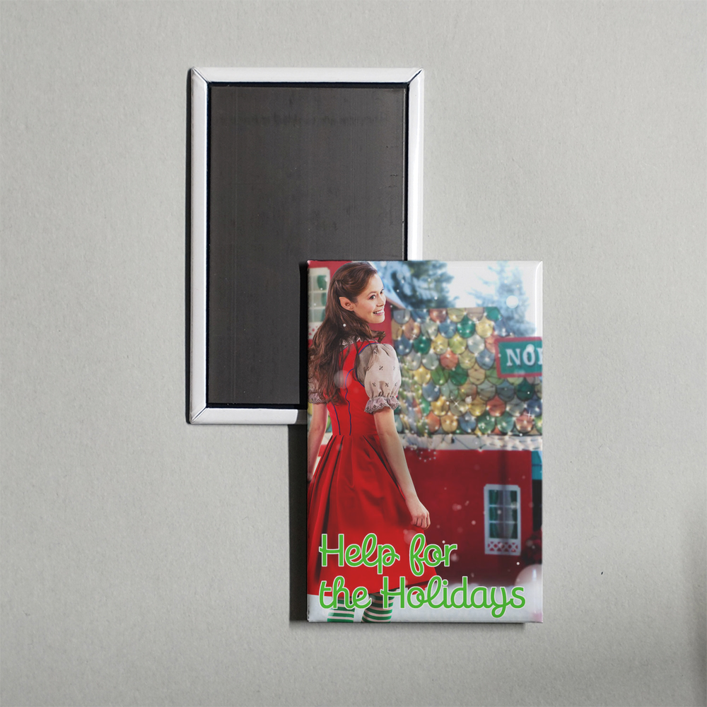 Help for the Holidays Mini Movie Fridge Magnet