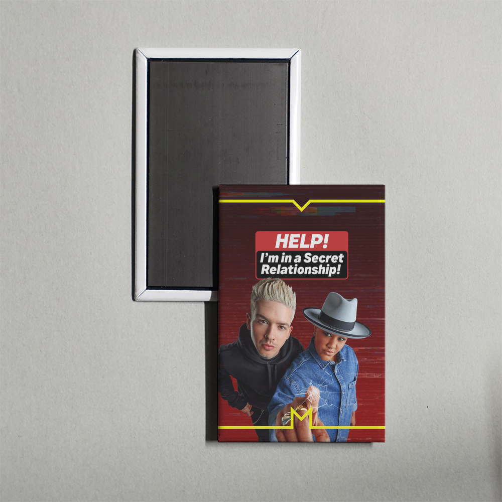 Help! I'm in a Secret Relationship! TV Show Fridge Magnet