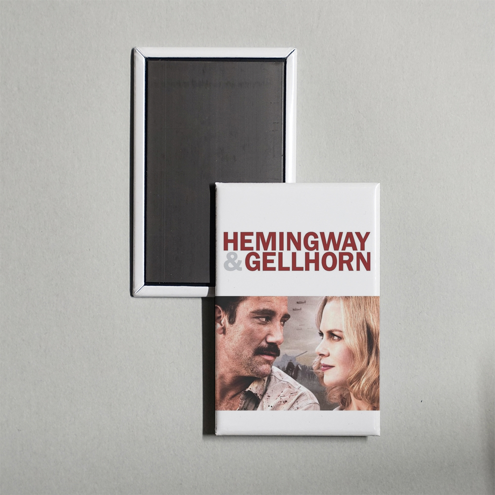Hemingway & Gellhorn Mini Movie Fridge Magnet