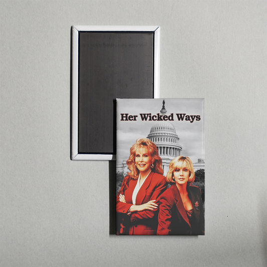 Her Wicked Ways Mini Movie Fridge Magnet