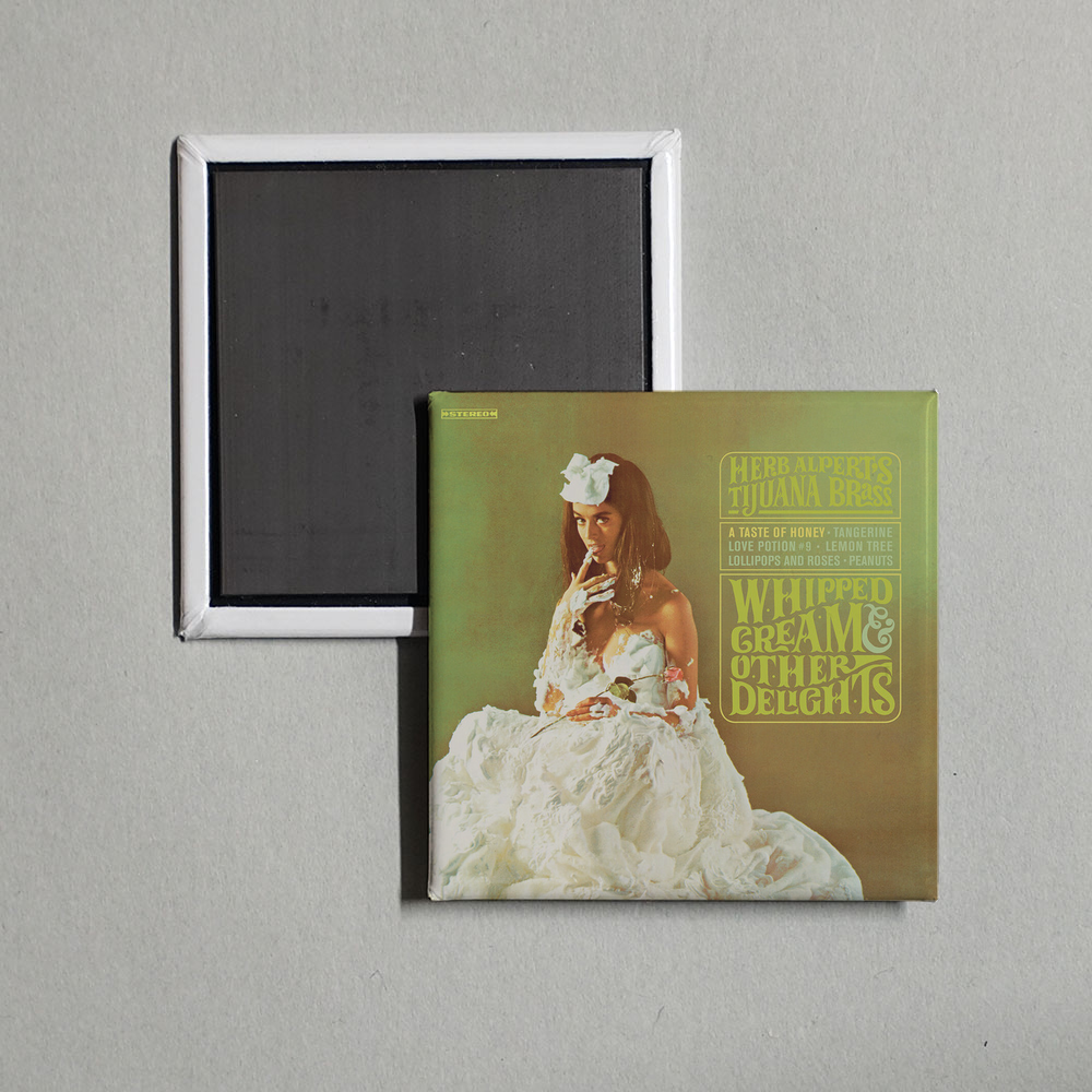 Herb Alpert & The Tijuana Brass - Whipped Cream & Other Delights Album Cover Fridge Magnet
