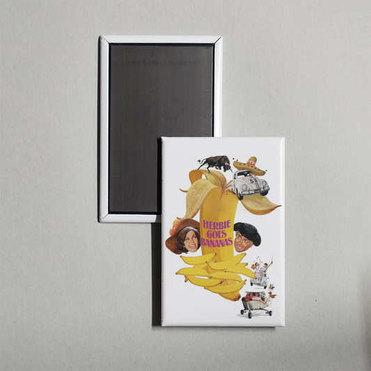 Herbie Goes Bananas Mini Movie Fridge Magnet
