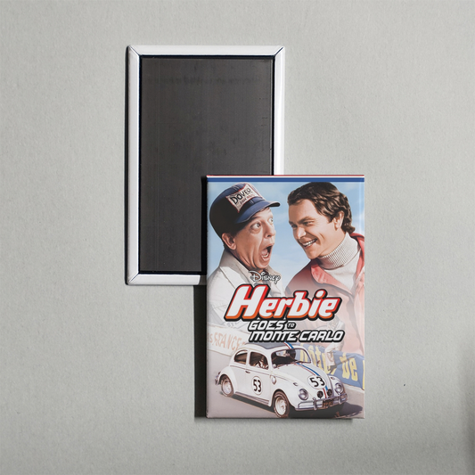 Herbie Goes to Monte Carlo Mini Movie Fridge Magnet