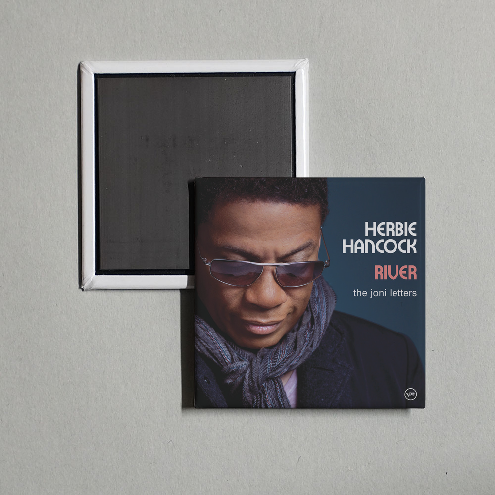 Herbie Hancock - River The Joni Letters Album Cover Fridge Magnet