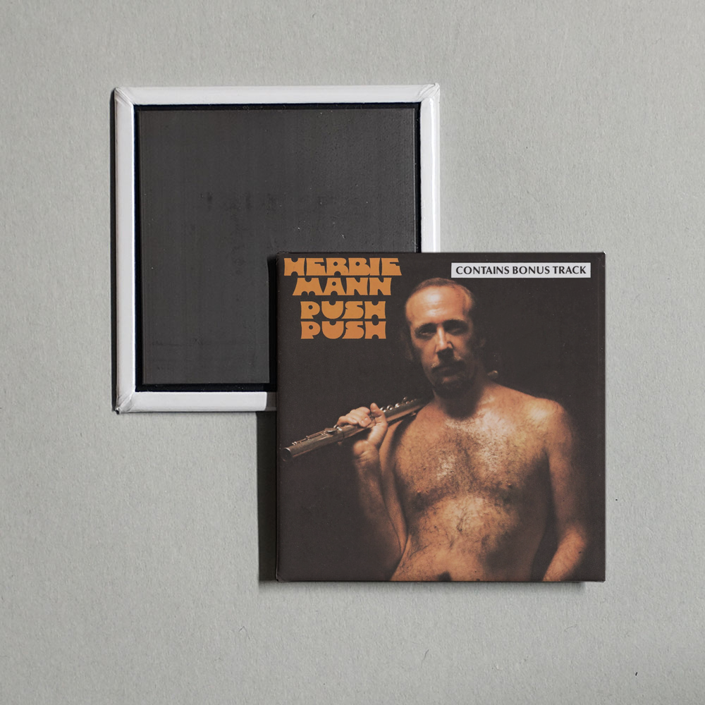 Herbie Mann - Push Push (feat. Duane Allman) Album Cover Fridge Magnet