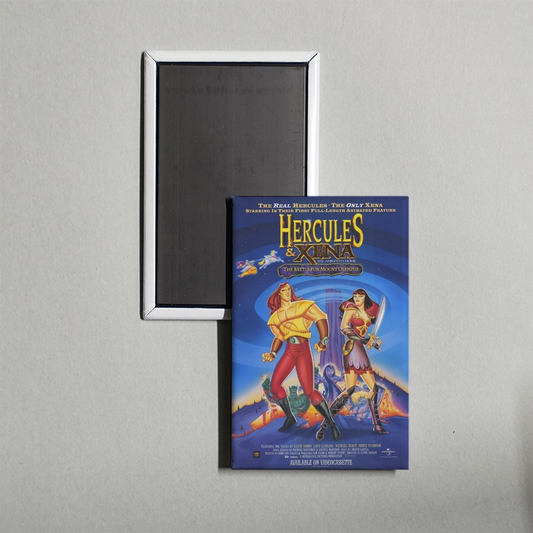 Hercules and Xena - The Animated Movie The Battle for Mount Olympus Mini Movie Fridge Magnet