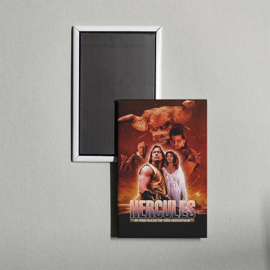 Hercules in the Maze of the Minotaur Mini Movie Fridge Magnet